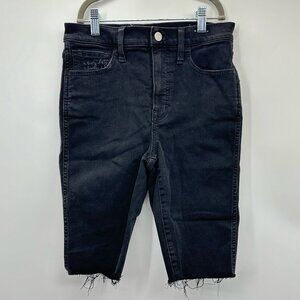 Madewell Roadtripper Washed Black Biker Shorts 26